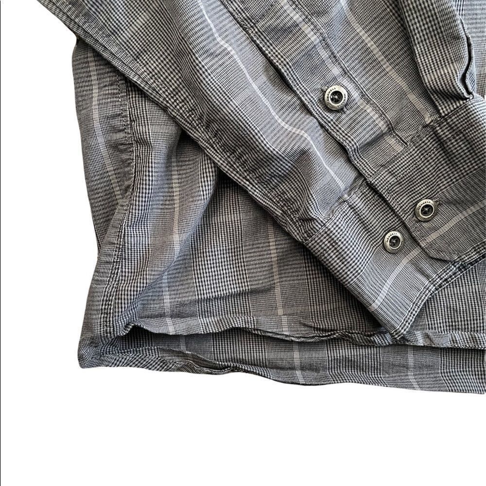 MERREL Long sleeve gray plaid button down shirt size XXL - Picture 4 of 6
